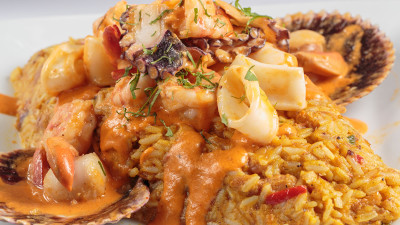 8 Arroz con mariscos