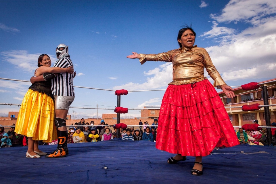 Las Cholitas de Bolivie